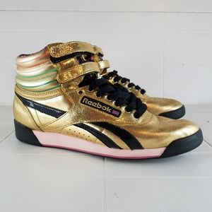 Reebok Classic Metallic Gold